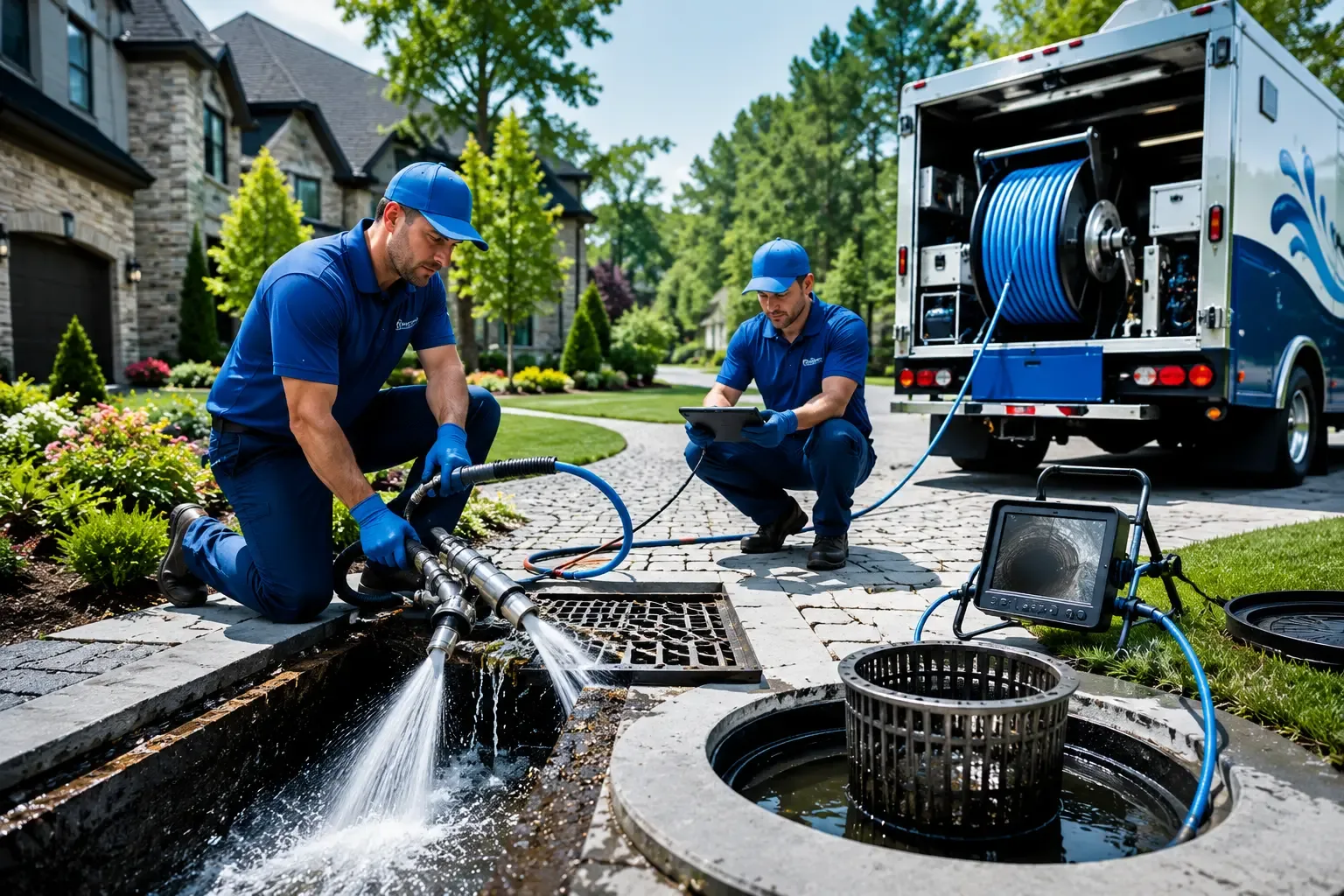 Local outdoor drain cleaning professionals in Mather, PA