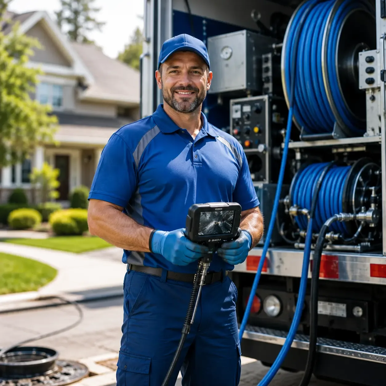 Local outdoor drain cleaning specialists in Mather, PA